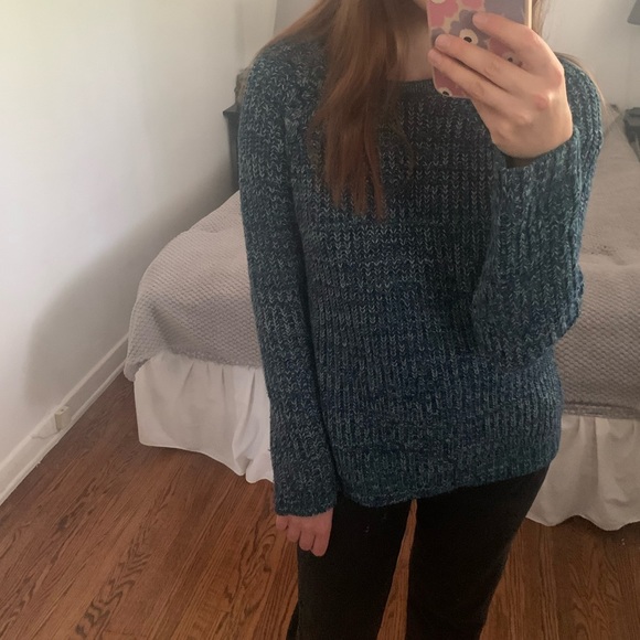 Cozy blue wool sweater - Picture 3 of 6